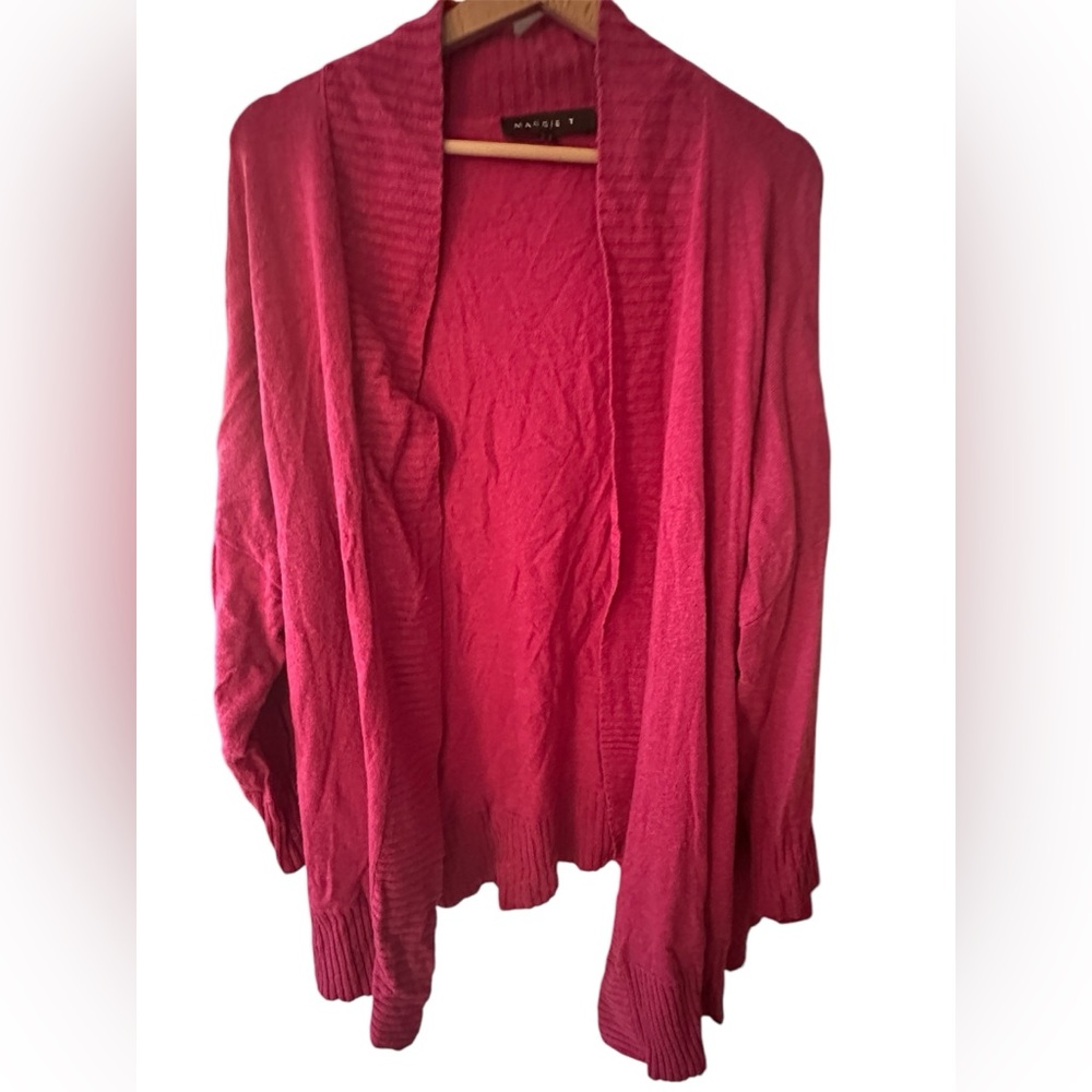 Vintage Pink Maggie T Open Cardigan with Pockets